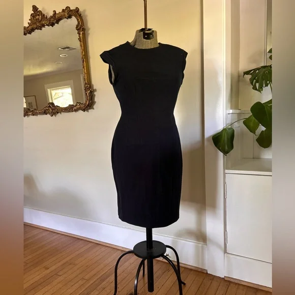 banana republic black mini dress Banana Republic Georgette Ruched-Front Mini Dress Floral Black main image 1